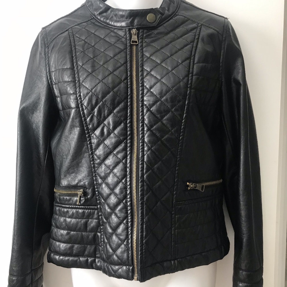 Vegan Faux Black Leather Jacket by Madden Girl